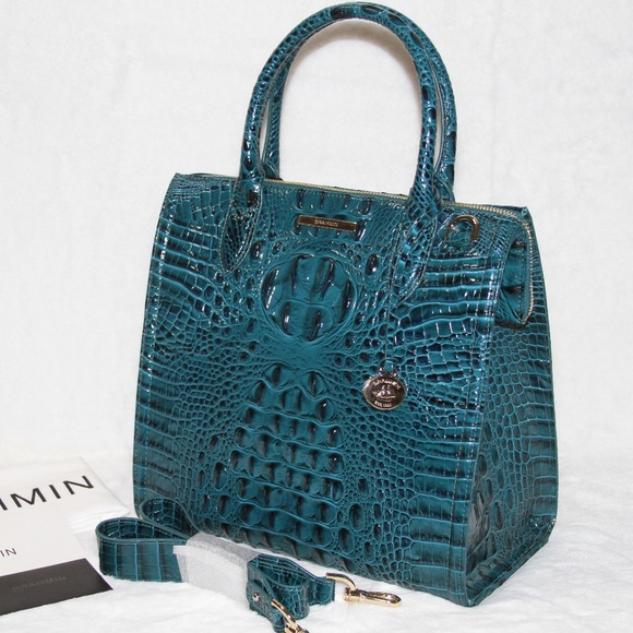 NWT Brahmin Large Caroline Juniper Melbourne Leather Purse - Picture 2 of 6